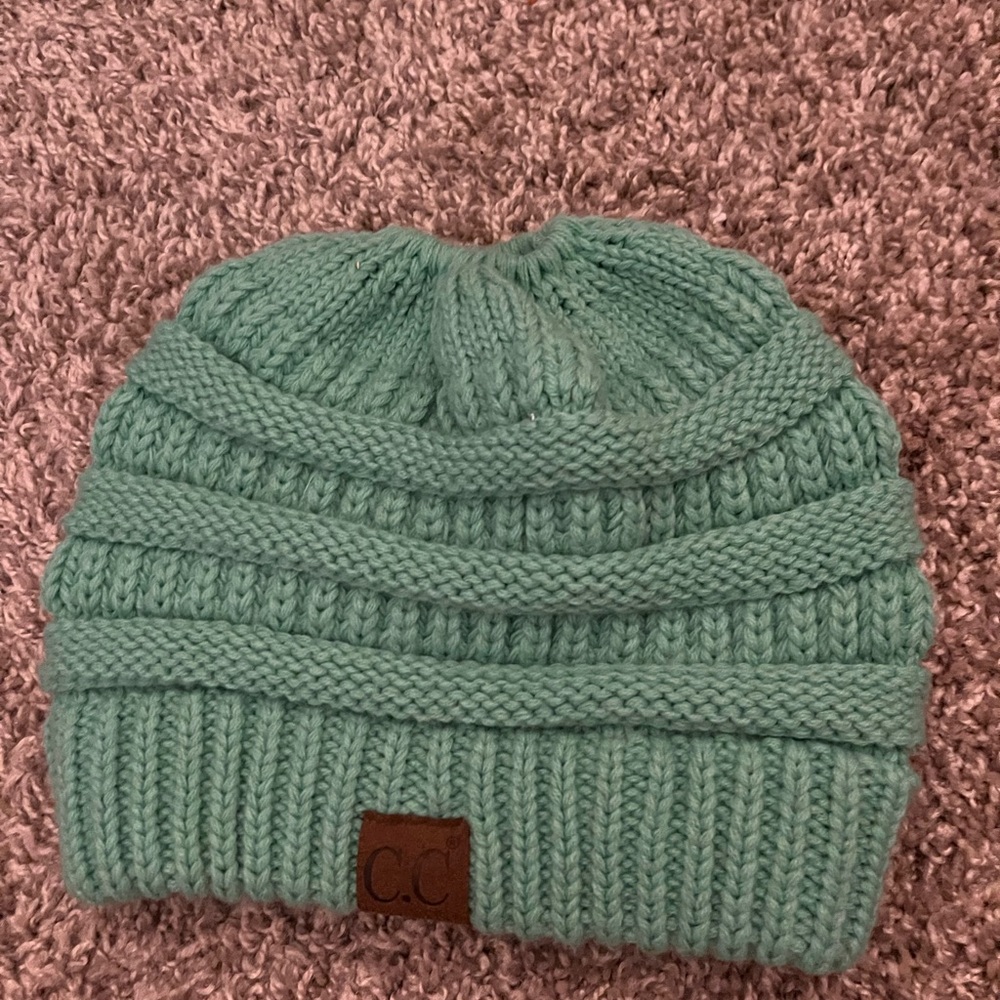 C.C Turquoise beanie